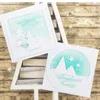 Cartas polonesas Feliz Feliz Natal Metal Cutting Dies estênceis para scrapbooking DIY