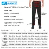 Pantalon de cyclisme d'hiver inbike pour hommes Pantalons de course à vent doublé thermique bindé