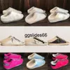 Italien Golden Designer Goldenlys Gooseity Super Star Sabot Women Fur Slippers Casual Shoes Sequin Classic White Do-Old Dirty Sneakers Australien Winter Wool Shoes