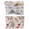 Exquisite Wood Handle Fabric Storage Bag for Knitting Needles Sewing Tools