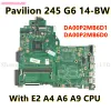 Motherboard 925545601 L06646601 For HP Pavilion 245 G6 14BW Laptop Motherboard with E2 A4 A6 A9 CPU DA00P2MB6D1 DA00P2MB6D0 100%Tested