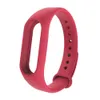 1pc 6 Rainbow Colors TPU Bracelet Bracelet Bracelet Band Pédomètres pour le compteur d'origine Miband Xiaomi Mi Band 2 étape