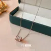 Titanium Steel Taist Ring From Korea Instagram Fashion Pullsatile Pull Sweater Light New Style Elegance and Small Crowd Collier