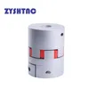 Three- jaw D40L66 coupler D40 L66 aluminum plum flexible shaft BW coupling motor connector solid rubber pad 8/10/12/12.7/14/22mm