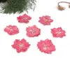 60pcs gepresst getrocknete natürliche Konsolida Ajacis Blumen Pflanzen Herbarium für Schmuck Telefon Hülle Fotorahmen Postkarte Lesezeichen DIY