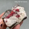 Cinnabar Stone Cinnabar Original Red Stone Heiki Crystal