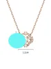 Pendant Necklaces Swarovska Sparklinl Dancc Necklace Clover Womens Collar Chain Jewelry Pendant Light Luxury Festive Gift 240410