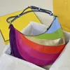 Totes Crescent Colorful Underarm Colored Shoulder Bag