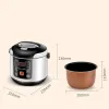 SHAVERS 12V 24V 220V MINI RICE ASKOKER Bil Truck Soup Porridge Cooking Hine Food Steamer Electric Car Rice Cooker 2L