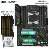 Cartes mères machiniste x99 Set LGA 20113 Kit avec Intel E5 2695 V4 CPU Processeur 8x16 = 128 Go DDR4 ECC RAM Memory SSD M.2 ATX MR9S