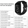 Para Tomtom 2 3 Runner Spark Music Silicone Watchband Strap Store Store Store Wapath Smart Band Accessorios