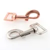 2 adet gül altın/gümüş 27mm (1 inç) metal döner tetikleyici ıstakoz klipsleri klips klipsleri Anahtar zincir yüzüğü açık zanaat çantası parçaları için