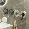 Crochets 4pcs Crochet mural acrylique Pas de poinçonnage Hangage suspendu étagère à serviette de salle de bain Adhesive Salle de cuisine