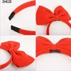 Red 6 "Big Sequins Bow Hairband Girls Birthday Festival Festival Bandle Bandon Childre