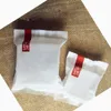 100pcs 3 tamanhos Sacos de embalagem de papel à prova de graxa para panificação para panificação de panificação de bolo de bolo de bolo de embalagem