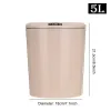 Mini Trash Can Desktop Car Garbage Bin Trash WasterBasket voor Home Office Badkamer Automatische sensor Smart Trash Bin 5L Barrel Box