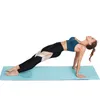 Портативное ультрафиновое волокно йога одеяло 185x65 Мягкая удобная печать быстросохнутая не скользящая коврик для йоги.