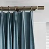 Curtain French Light Luxury Nordic Herringbone Patterned Curtains Solid Color High Shading Sun Protection And Thermal Insulation