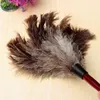 Feather Dusters Ostrich Duster med långt handtag Borstelektrostatisk damm Hushåll Rengöringstillbehör Dammrengöringsverktyg