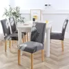 Cubiertas de silla de estiramiento para el comedor cubiertas de silla elástica para la oficina Banquete de banquete Tamaño universal 1/2/4/6 PCS