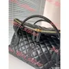 Yslbags Es Giant Travel Maxi Bag in Quilted Leather Designer Bag Women Tote Bags Attaches Crossbody Shopping Beach Famous Large Totes 286