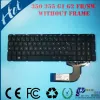 Клавиатура клавиатуры для ноутбука для HP Probook 350 355 G1 G2 Series без кадра 749658FR1/BG1