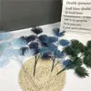 3 huvudfläkt blad palm konstgjorda blommor gröna växter jul hem dekor bröllop bukett blommor arrangemang material foto rekvisita