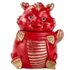 the Year of the Loong decorations mascot ashtray creative personality high sense with cover anti fly ash home living room office gift