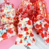 60 Pcs Valentine Cellophane Bags Cookie Treat Bags Love Heart Clear Plastic Candy Bags for Wedding Party Favor Gifts Goodies Bag