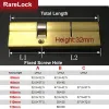Cilindro della serratura della maniglia in ottone 85 - 110 mm 7keys per camera da bagno blocchi interni hardware rarelock a rarelock a
