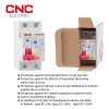 CNC YCB6HLN-63 30MA 1P N RCBO MCB Interruttore di corrente di corrente residua 230V 50/60Hz sulla protezione delle perdite di corrente