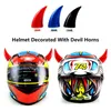 Caschi motociclisti da 1-10pcs casco auto devil horn resistente di styling colorato universale decorazione