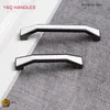 Handles Drawer Cabinet Furniture Kitchen Handles for Cabinet Knob Door Drawer Furniture Kitchen Knob Black White Hardware