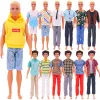 Ken Doll Clothes Doll Daily Wear Casual Suit Shirt+Pants Wedding Party Suit Man Male Doll Clothes For 30cm Ken Doll Accessories