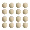 Media cuentas de madera bolas de madera artesanía de bolas de bola inacabada macrame sphere redonde bead natural para hemisferio mini plano en blanco