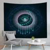 Vendedor caliente Evil Eyes Blanket Wall Tapestry Mat Beach Mat Polyester Matecnoth Mats de yoga Drop envío