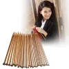 36pcs 18 Size Knitting Needles for Sale Crochet Hook Single Pointed Carbonize Bamboo Needle Weave Sweater Knitting Tools