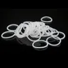 VMQ Rubber O Sealing Ring Gasket Silicone Washers for Vehicle Repair, Professional Plumbing, Air Gas Connections WD1.5/1.9mm