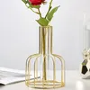 Vases en métal stand vase Vase Golden Hydroponic