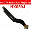 ZTE NUBIA RED MAGIC 6 PRO NX669J 6R NX6666J 7 NX679J 7PRO NX709J 7S PRO NX709S 8PROのUSB充電ポートフレックスケーブルケーブル