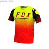 Radsporthemden Tops Bat Downhill Jersey Camiseta Motocross T-Shirt Enduro Jersey Bicycle Offroad Cycling Clothing Kleidung Maillot Ciclista Y240410