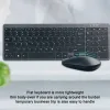 COMBOS 99 Keys Ergonomic Wireless tangentbord BluetoothCompatible Wireless Tangentboard Mouse Combo Full storlek med nummer PAD For Home Ofiice