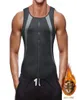 BNC Men Sauna Suit de cintura Treinador para perda de peso Neoprene Sweat Body Shaper Compression Treping Tank Top Colet com zíper2671761