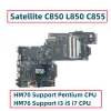Scheda madre H000052360 H000050780 per Toshiba Satellite C850 L850 C855 Laptop scheda madre con SLJ8E HM76 Support I3 I5 I7 CPU DR3L
