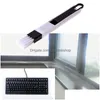 Rengöringsborstar Windows urtag Groove Brush Crevice med Dustpan Tool Wash SNS Keyboard Cleaner Kitchen Eas Clean Drop Delivery DHQUT