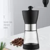 Kaffeebohnen Schleifhandbuch mit Bohnenspeicher Espressomaker tragbarer Getreide Burr Schleim Pfeffer Mill Kaffee Mahlen Barista Tool