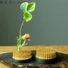 Japanische Messing Blumenarrangement Pin Nadel Ikebana Kenzan Blume fester Anordnung Werkzeug Garten Yard Dekor Pflanzentopf Basis Halter