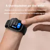 Watches SENBONO New Smart Watch Men Women Bluetooth Call Body Temperature Flashlight Watch 100+ Sports Tracker Custom Dials Smartwatch