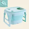 Baignoire pliante pour bébé nouveau-né grande capacité baignoire baignoire rangement portable pour enfants