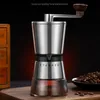 Home Portable Manual Coffee Grinder Hand Coffee Mill met keramische bramen 6/8 verstelbare instellingen draagbare handcrankgereedschap